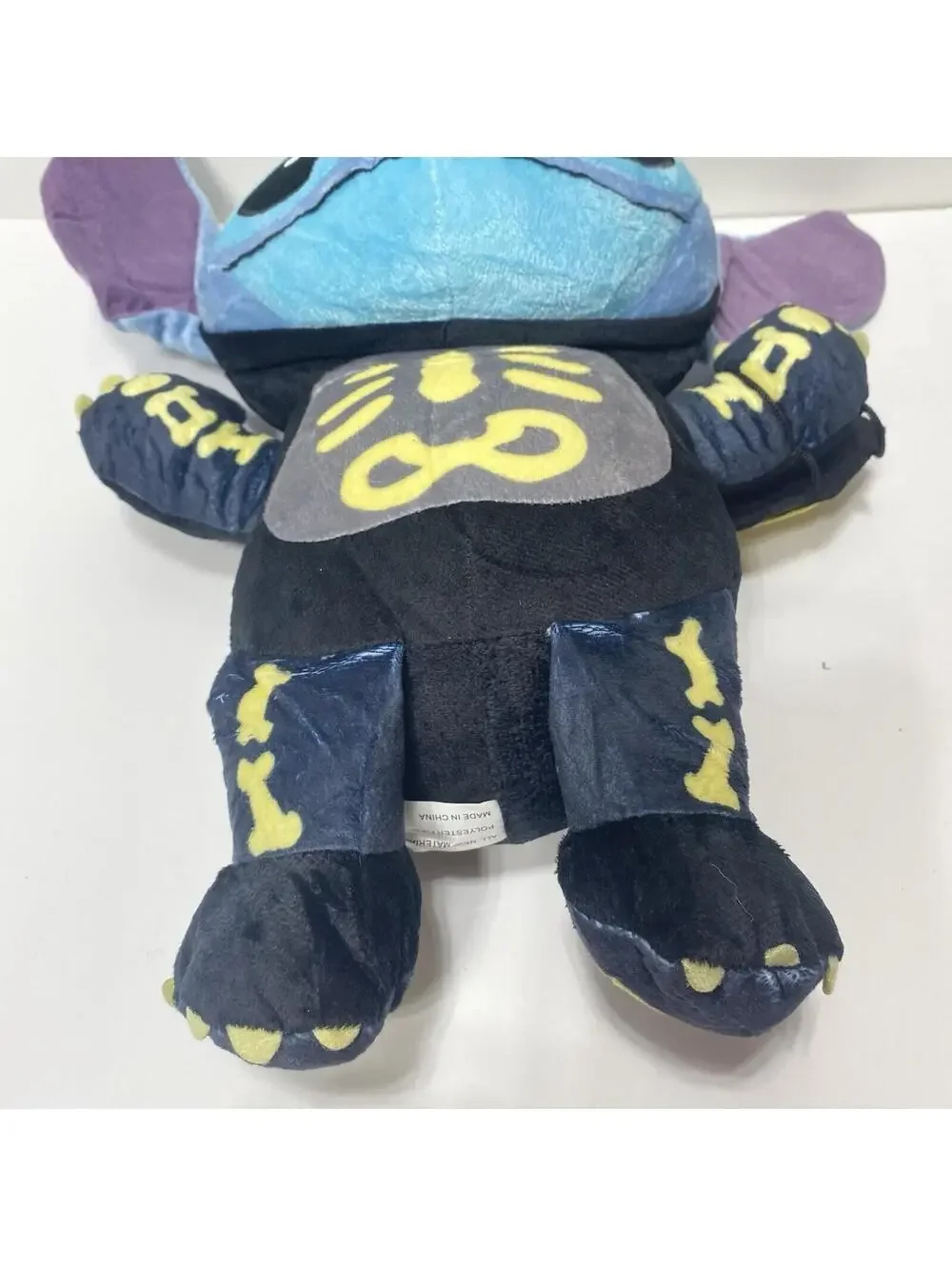 Lilo and Stich Plush Cute Halloween Teddy Bear Jack o'lantern Skeleton Black New